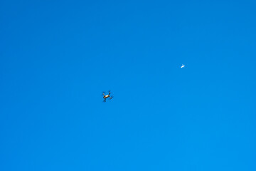 parachute in the sky