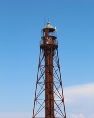 Ukraine,Dzharylgach island,lighthouse.