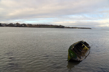 Boat in Walnley Channel