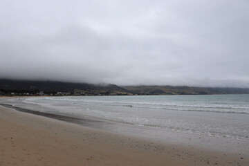 storm on the beach