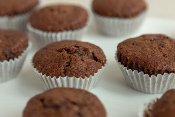 chocolate muffins with chocolate