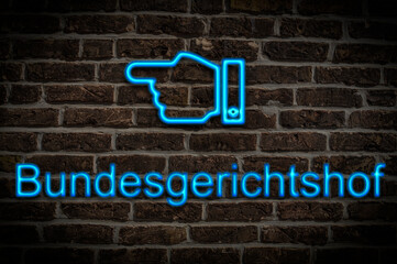 Leuchtreklame Bundesgerichtshof