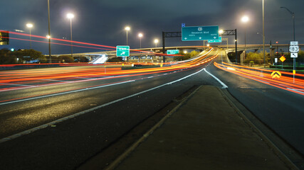 Fototapeta na wymiar Austin highway intersection