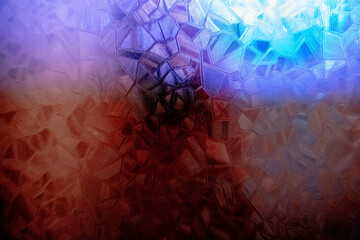 purple, blue and red triangular background