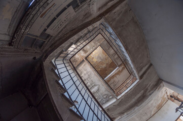 Obraz premium Abandoned Satanic palace in Warsaw