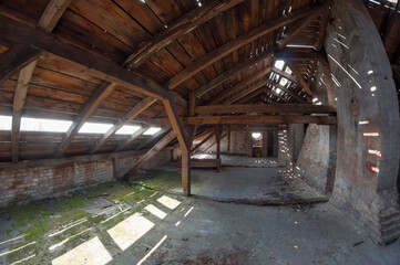 Abandoned Satanic palace in Warsaw