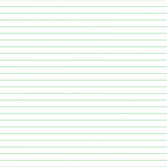 Fototapeta premium Grid paper. Abstract striped background with color horizontal lines. Geometric seamless pattern for school, wallpaper, textures, notebook. Lined paper blank on transparent background.