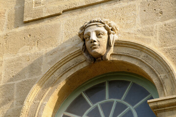 Head above window, Aix-en-Provence, Provence-Alpes-Côte d'Azur, France