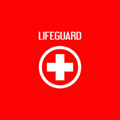 Obraz premium Lifeguard Sign
