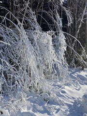 Beautiful day at Okemo mountain with fresh snow and panoramic views in Vermont USA