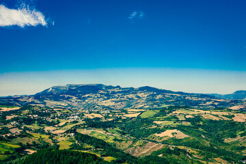 landscape with mountains