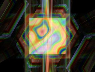 Imaginatory fractal background Image