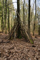Tipi im Wald bei Gaimersheim