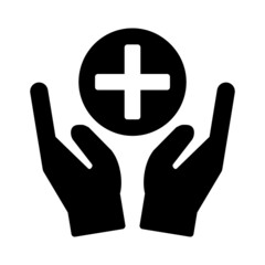 Maintain health symbol, medical icon