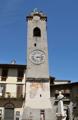 Torre Civica Clocktower In Lovere Lombardy Italy