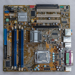 Hauptplatine  - Vogelperspektive Mainboard