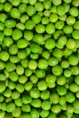 Background from fresh green peas