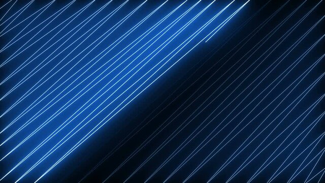 Animated zig zag neon light seamless loop modern motion graphics background