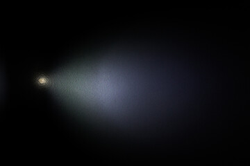 étoile du berger faisceau de lumière dans la nuit