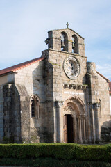 Fototapeta na wymiar Church of Santa Maria de Cambre