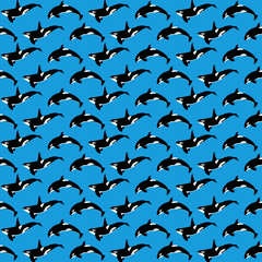 Blue Killer Whale Pattern