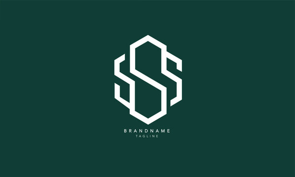 Vetor de sss letter original monogram logo design do Stock