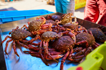 crab on the market