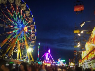 Toronto Ferris Wheel at Night