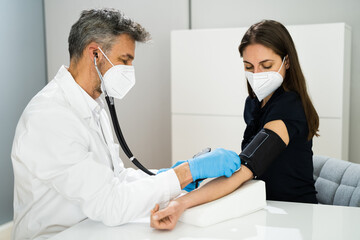 Measuring Blood Pressure. Health Check