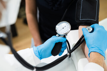 Measuring Blood Pressure. Health Check