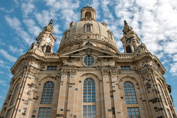 Fototapeta na wymiar Frauenkirche - Church of Our Lady in Dresden, Germany