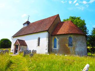 A small church in the English countryside