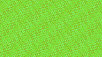 Patrón diagonal de rectángulos chicos superpuestos con fondo de color verde