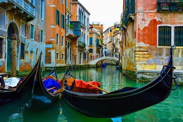 Fototapeta na wymiar Gondola (Venice, Italy)