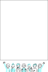 女性複数コピースペース