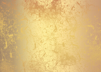 Golden abstract  decorative paper texture  background  for  artwork  - Illustration
