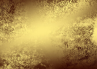 Obraz premium Golden abstract decorative paper texture background for artwork - Illustration 