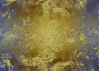 Golden abstract  decorative paper texture  background  for  artwork  - Illustration