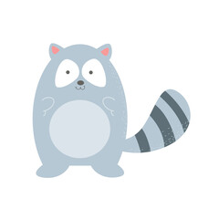 cute fox animal character design vector template illustration