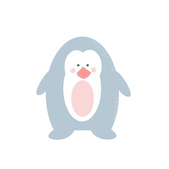 cute Penguin animal character design vector template illustration