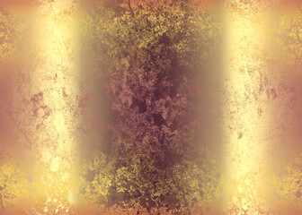 Golden abstract  decorative paper texture  background  for  artwork  - Illustration
