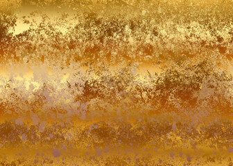 Golden abstract  decorative paper texture  background  for  artwork  - Illustration
