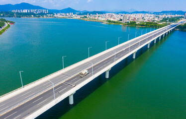 Fototapeta na wymiar Chaozhou bridge, Chaozhou City, Guangdong Province, China