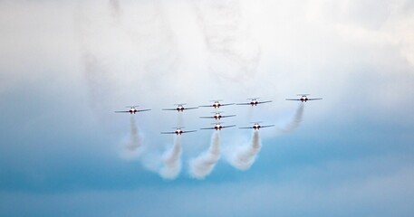 airplane in the sky