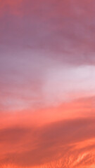 Obraz premium Orange Sky Gradient Wallpaper Background