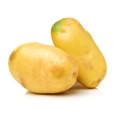 New potato isolated on white background 