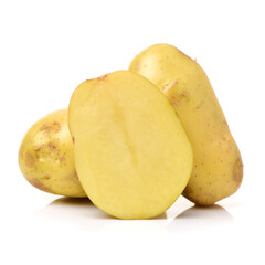 New potato isolated on white background 