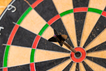 Arrow that hits the target