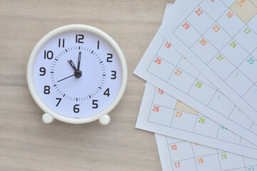 Calendar and a Clock