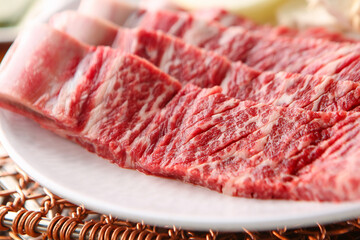 돼지 한국음식 갈비